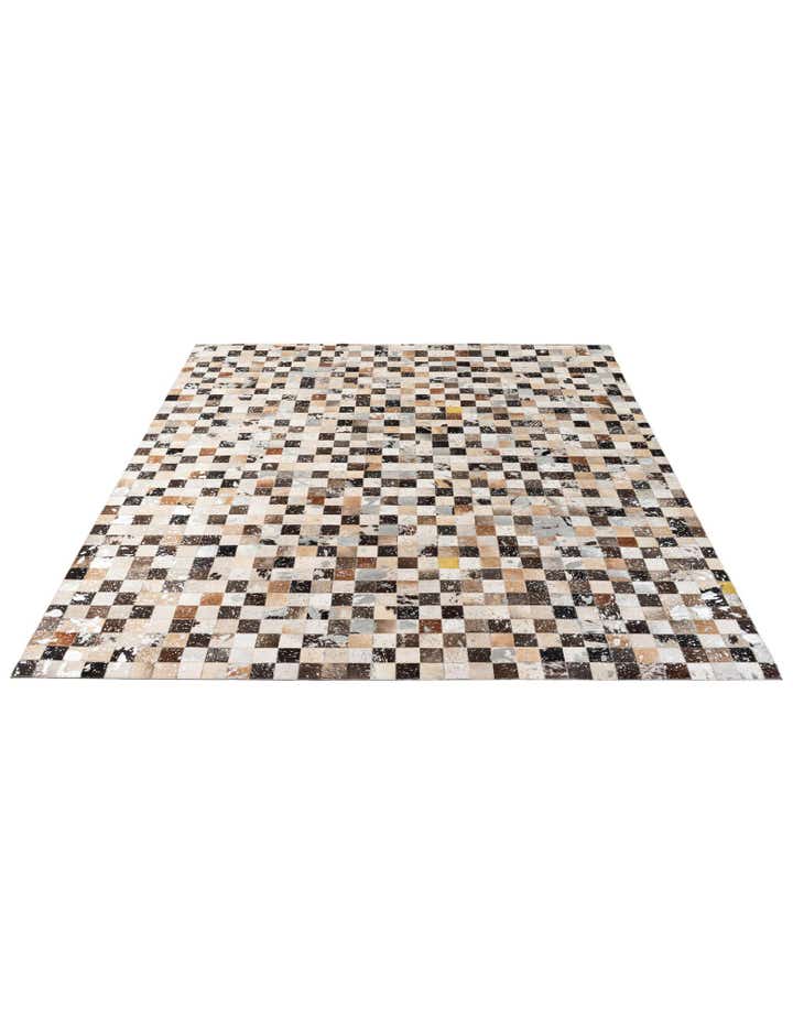 8' 1 x 9' 9 Cowhide - Patchwork Rug