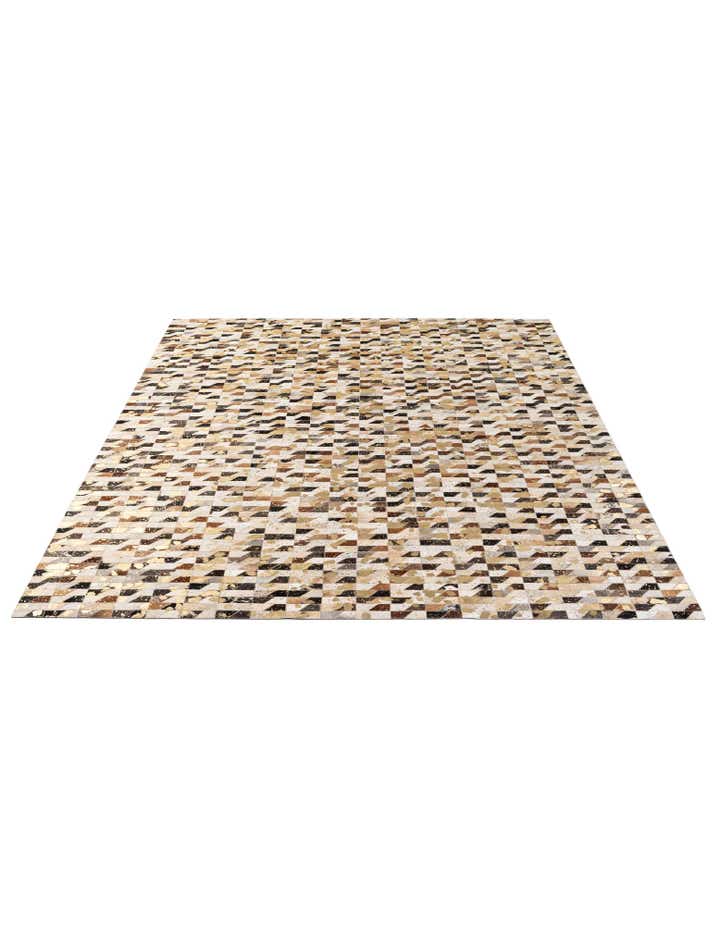 7' 11 x 9' 11 Cowhide - Patchwork Rug