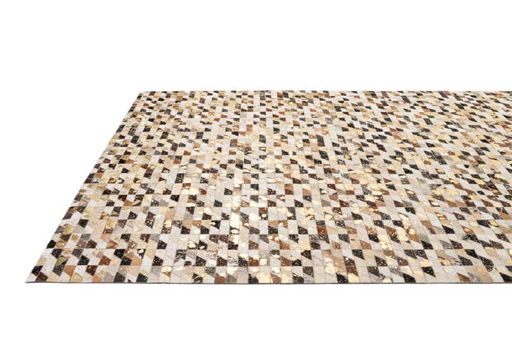 7' 11 x 9' 11 Cowhide - Patchwork Rug