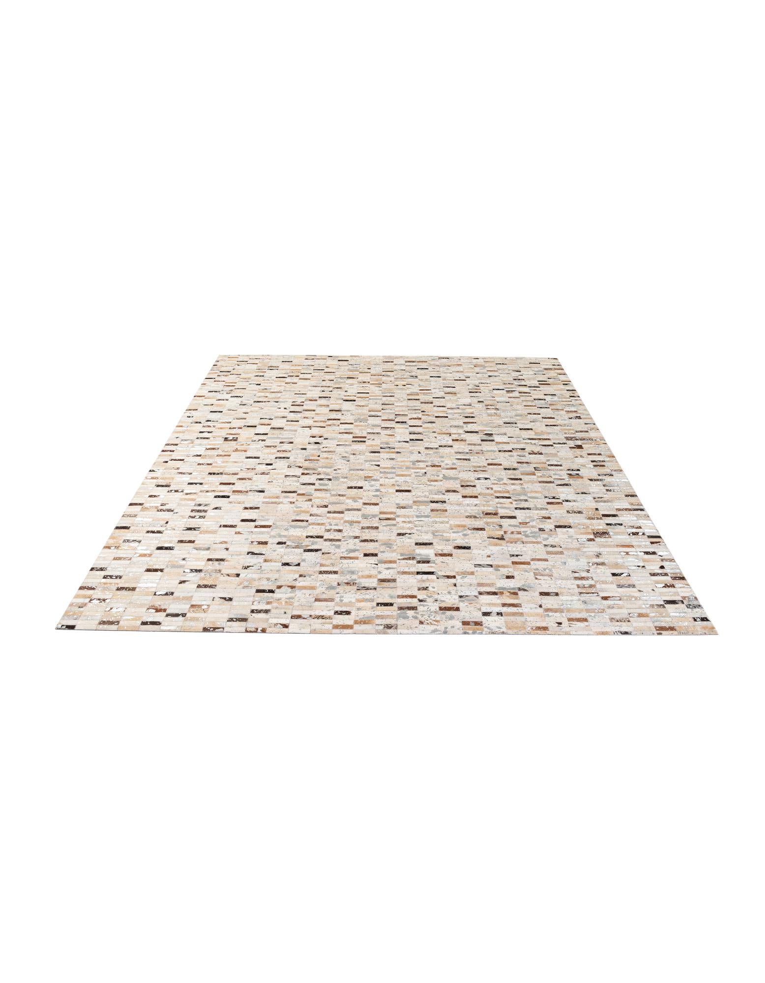 7' 10 x 9' 8 Cowhide - Patchwork Rug