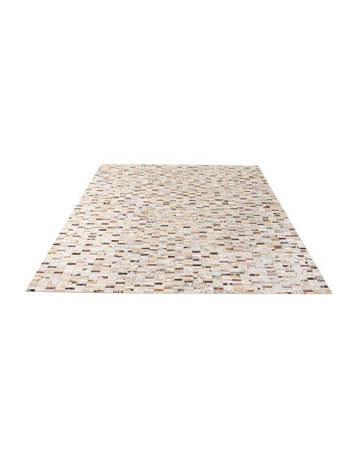 7' 10 x 9' 8 Cowhide - Patchwork Rug