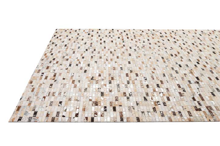 7' 10 x 9' 8 Cowhide - Patchwork Rug