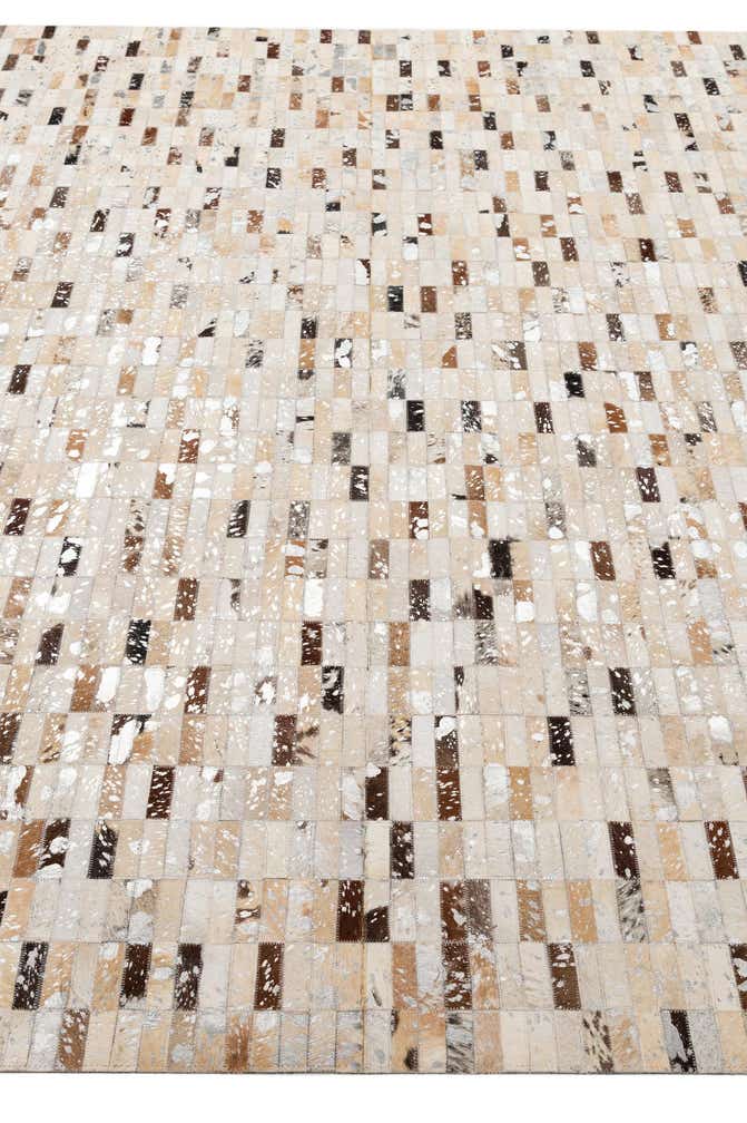 7' 10 x 9' 8 Cowhide - Patchwork Rug