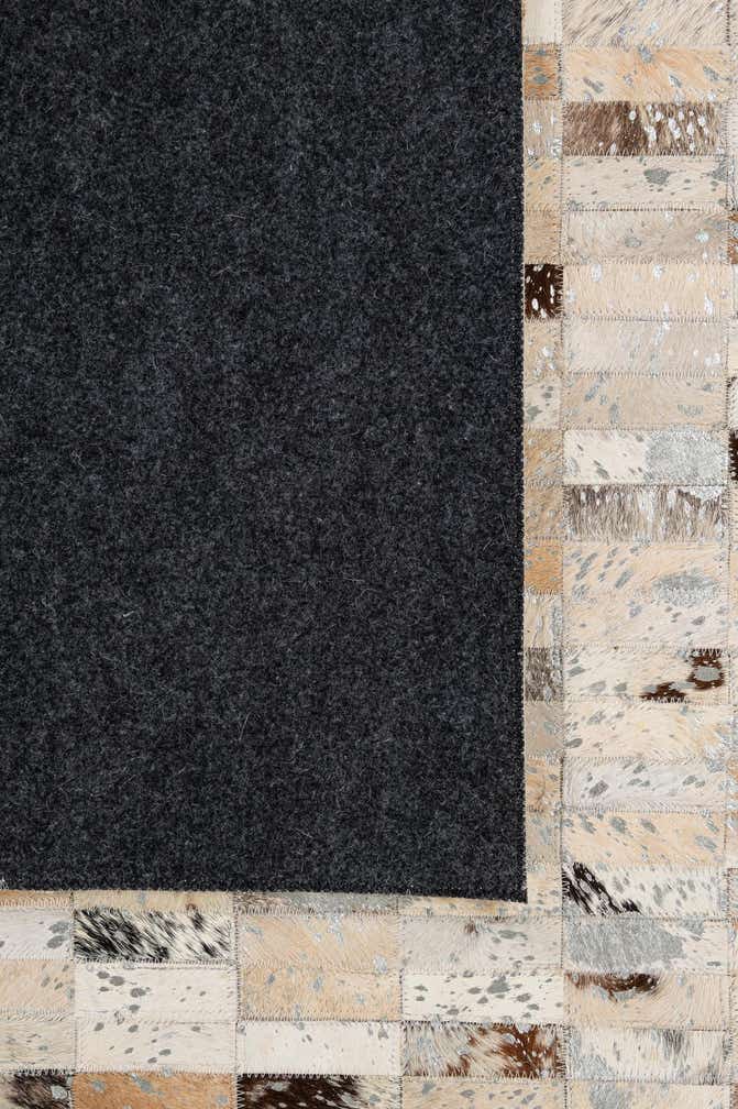 7' 10 x 9' 8 Cowhide - Patchwork Rug