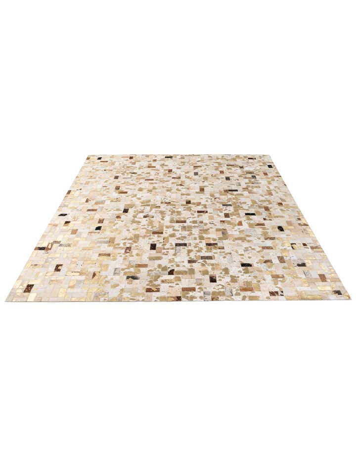 7' 1 x 10' 1 Cowhide - Patchwork Rug