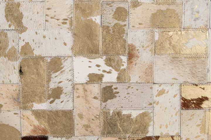 7' 1 x 10' 1 Cowhide - Patchwork Rug