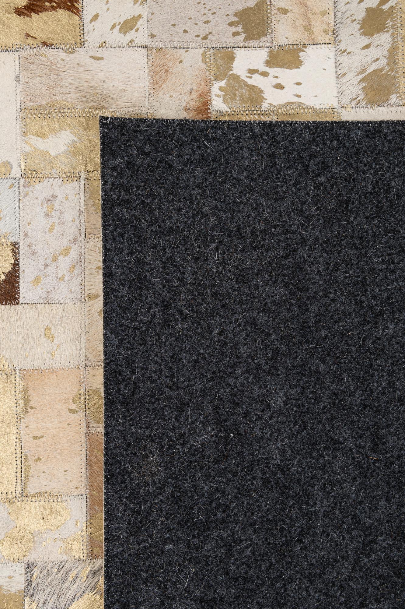 7' 1 x 10' 1 Cowhide - Patchwork Rug