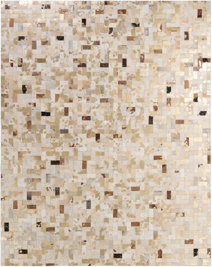 7' 1 x 10' 1 Cowhide - Patchwork Rug