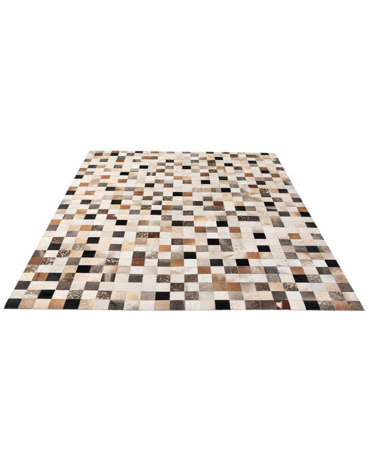 8' x 9' 10 Cowhide - Patchwork Rug