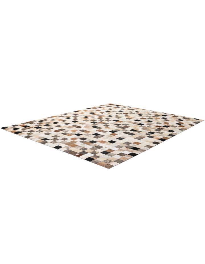 8' x 9' 10 Cowhide - Patchwork Rug