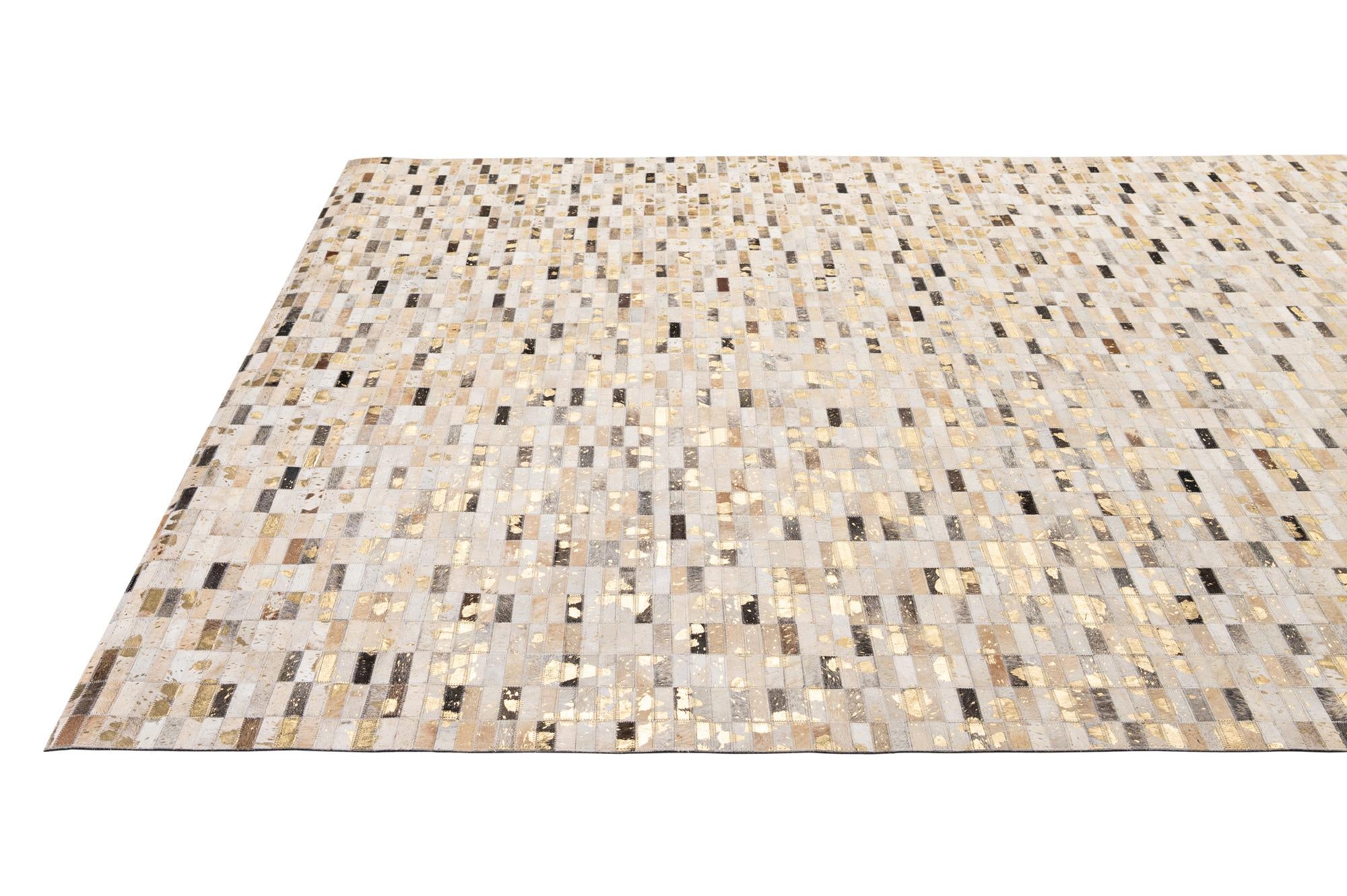 7' 11 x 10' Cowhide - Patchwork Rug