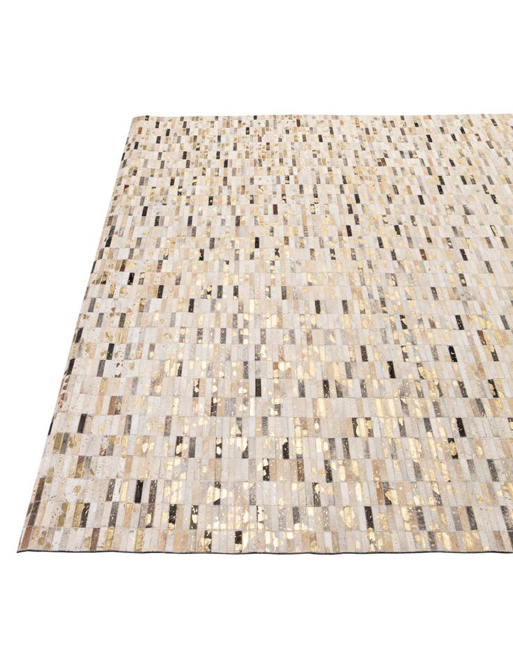 Detail image of 7' 11 x 10' Cowhide - Patchwork Rug