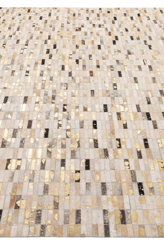 Detail image of 7' 11 x 10' Cowhide - Patchwork Rug