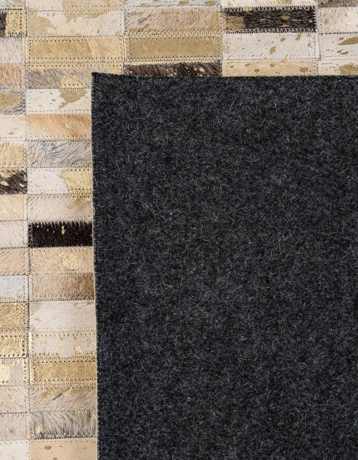 Detail image of 7' 11 x 10' Cowhide - Patchwork Rug