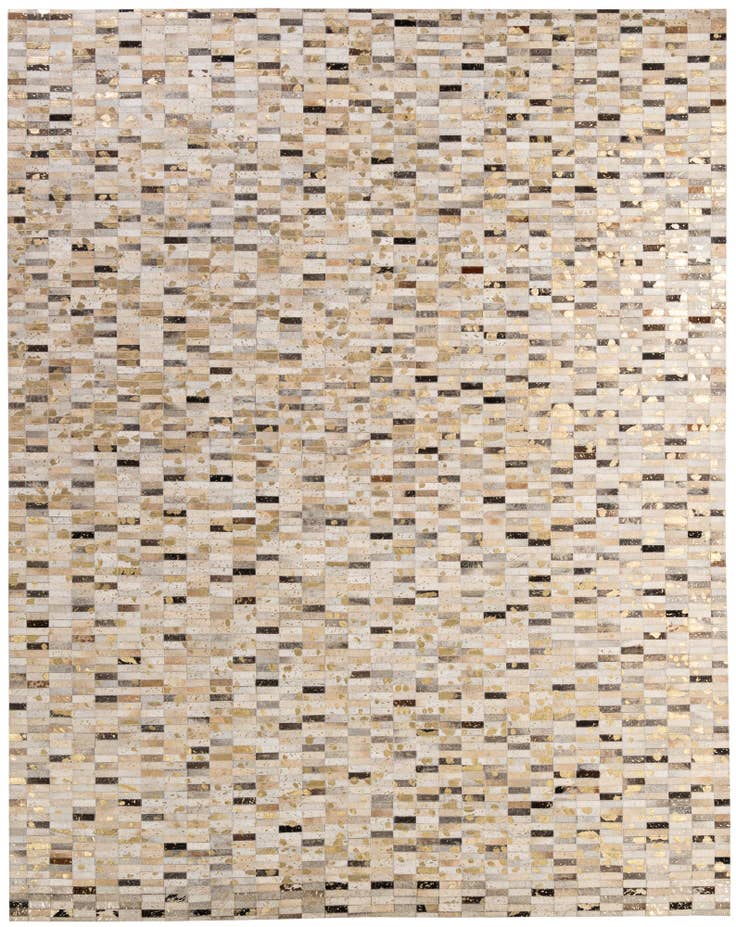 Detail image of 7' 11 x 10' Cowhide - Patchwork Rug