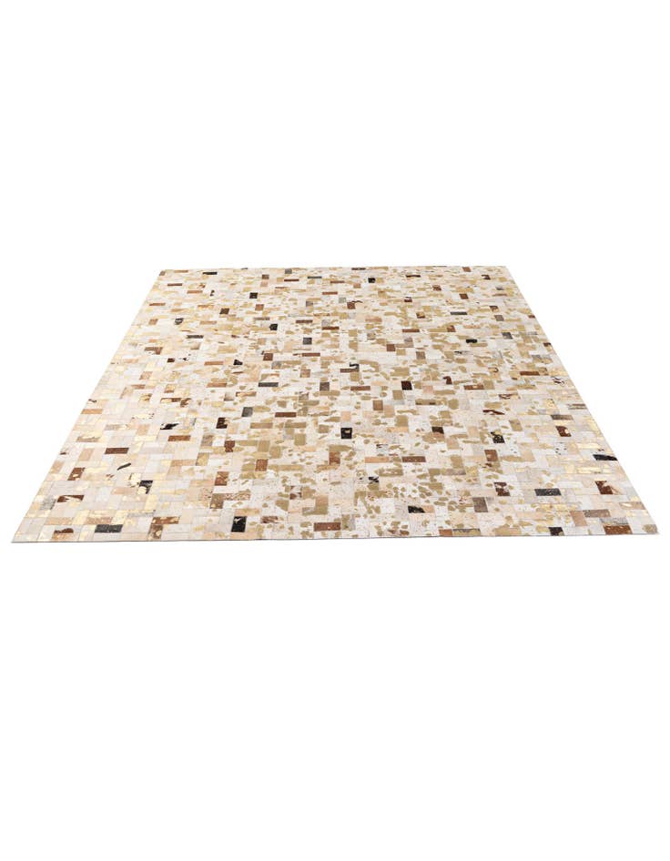 Detail image of 8' x 10' Cowhide - Patchwork Rug