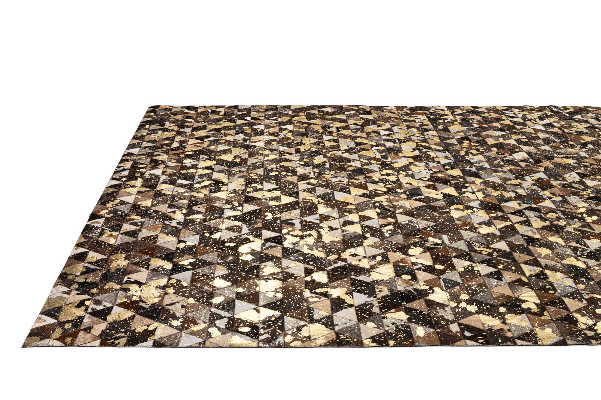 7' 11 x 10' Cowhide - Patchwork Rug