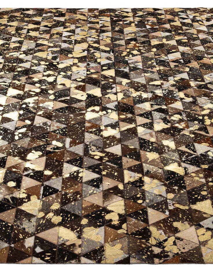 Detail image of 7' 11 x 10' Cowhide - Patchwork Rug