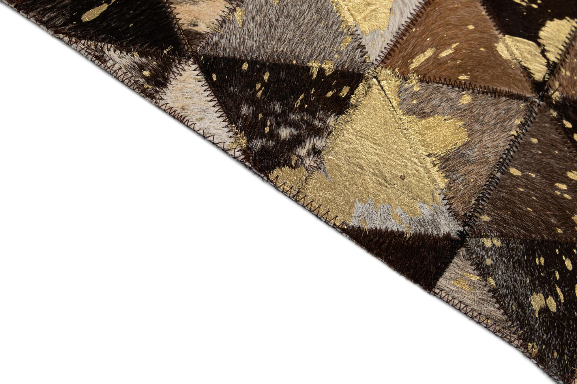 7' 11 x 10' Cowhide - Patchwork Rug