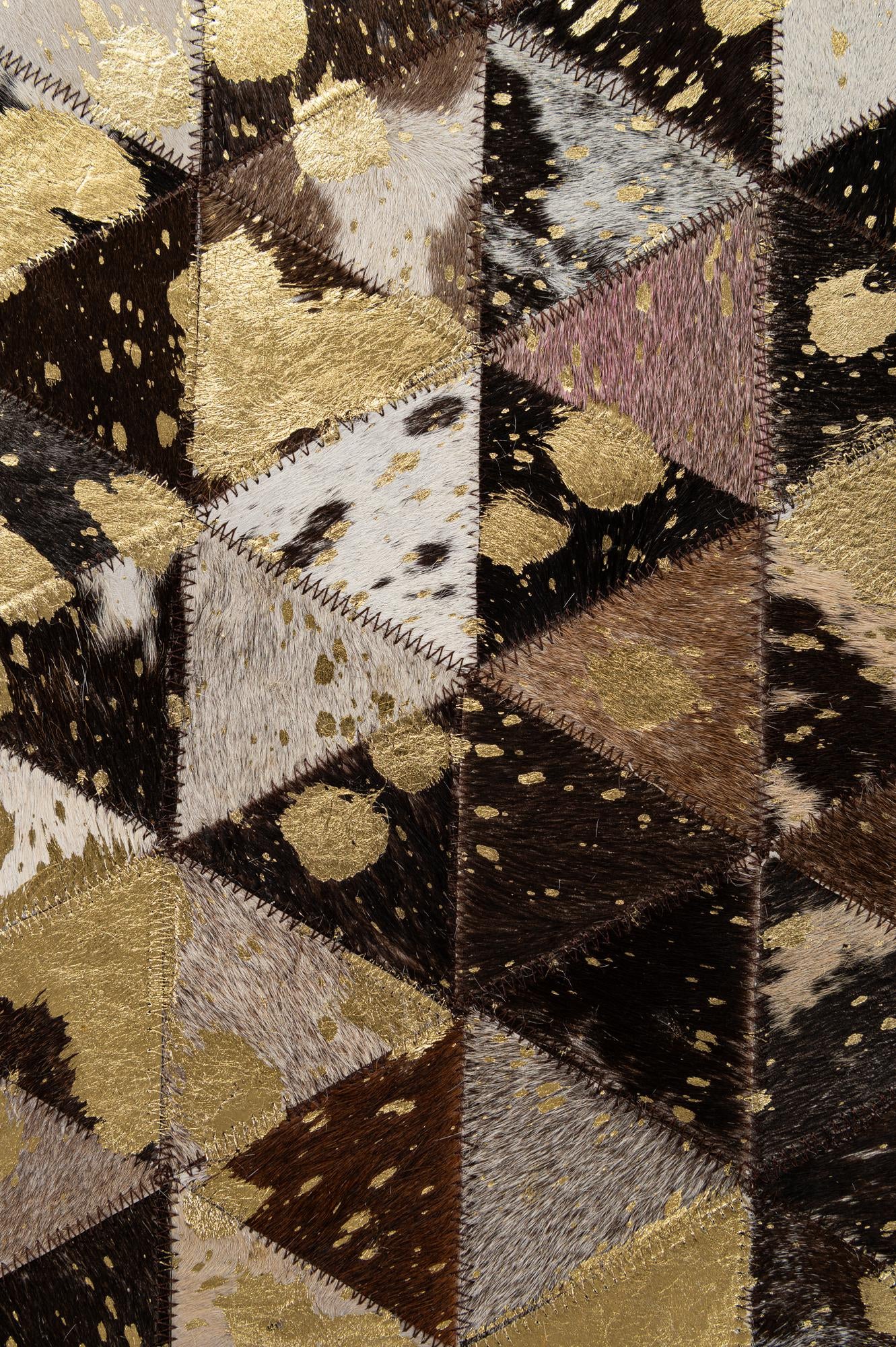 7' 11 x 10' Cowhide - Patchwork Rug