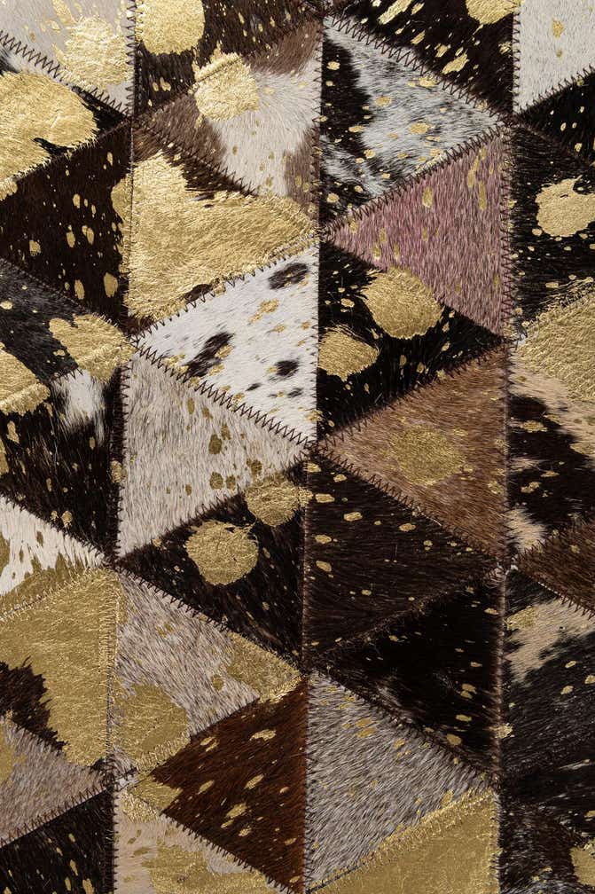 7' 11 x 10' Cowhide - Patchwork Rug