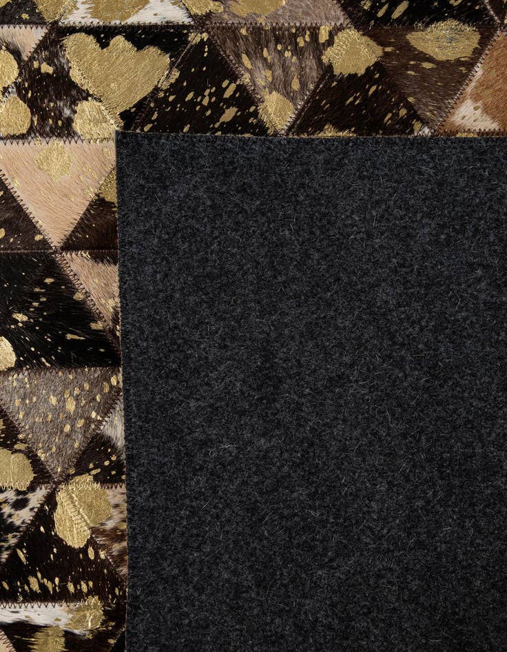 Detail image of 7' 11 x 10' Cowhide - Patchwork Rug