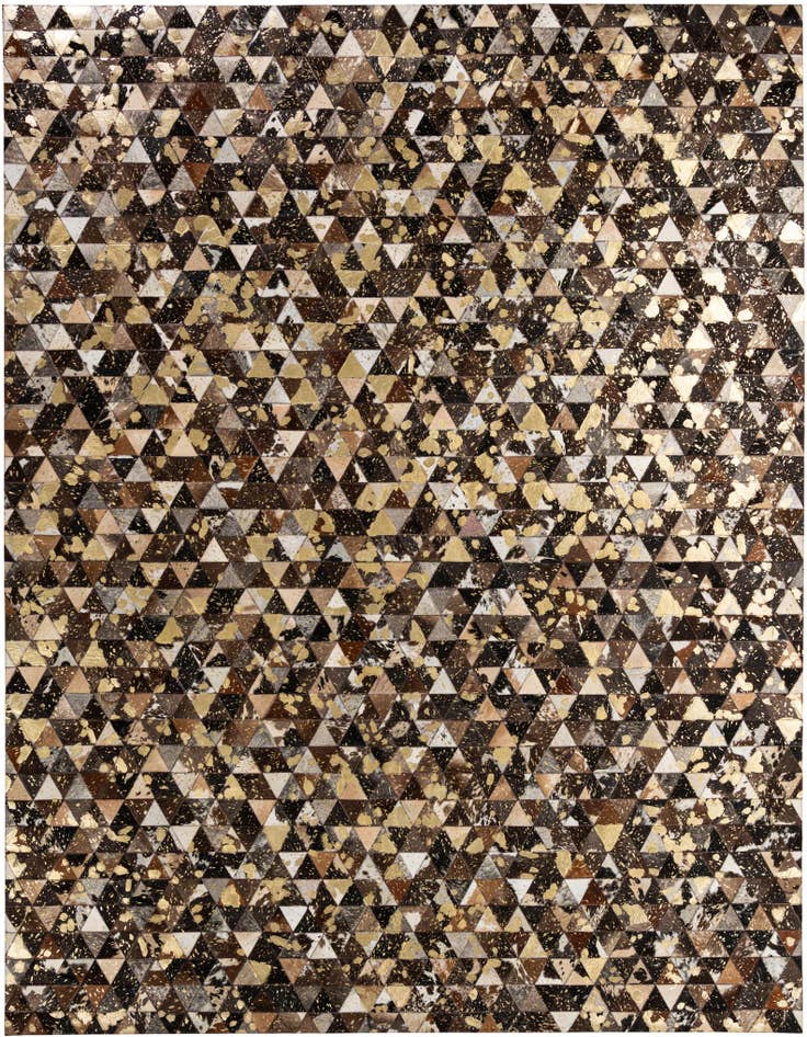 Detail image of 7' 11 x 10' Cowhide - Patchwork Rug