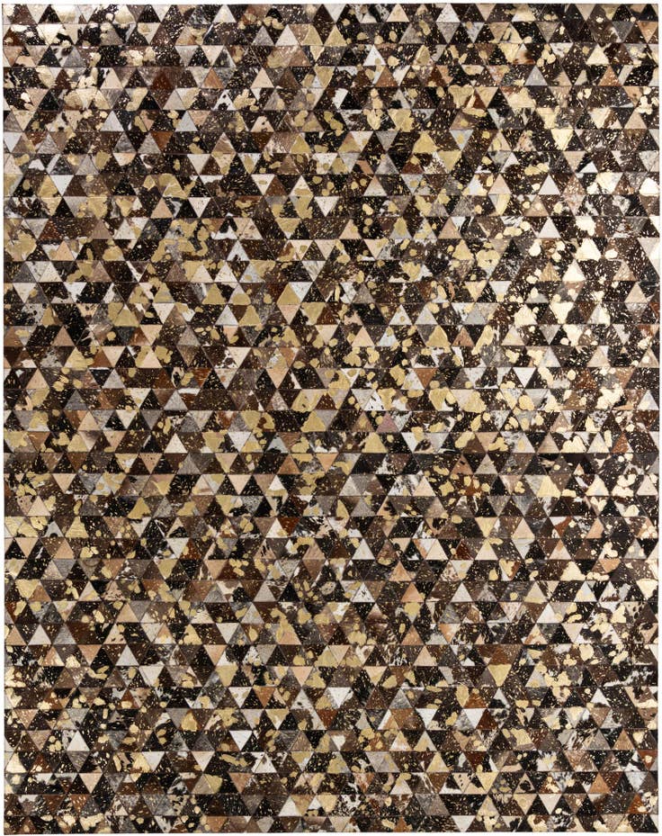 Detail image of 7' 11 x 10' Cowhide - Patchwork Rug