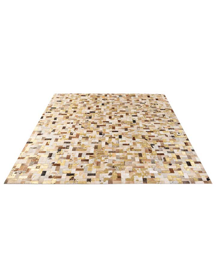 7' 11 x 10' 1 Cowhide - Patchwork Rug