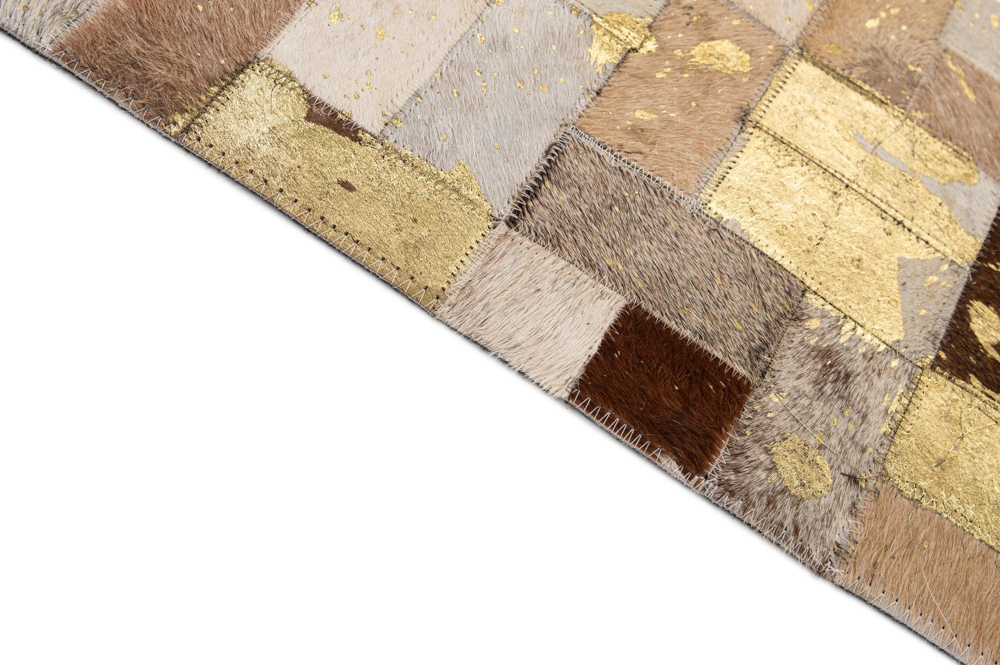 7' 11 x 10' 1 Cowhide - Patchwork Rug