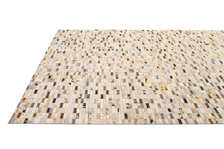7' 11 x 10' 1 Cowhide - Patchwork Rug