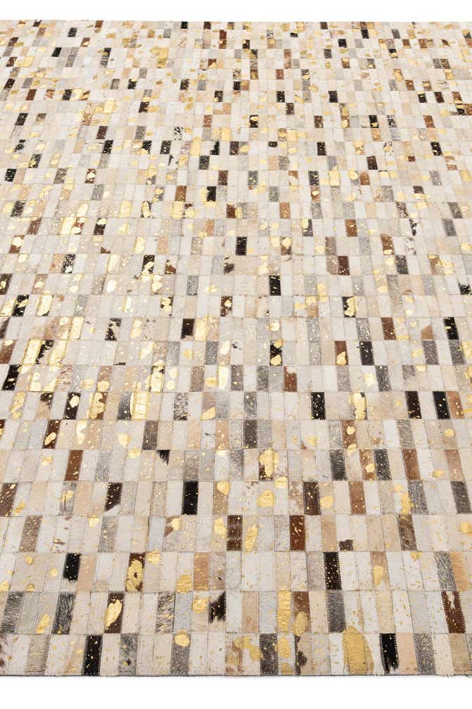 7' 11 x 10' 1 Cowhide - Patchwork Rug