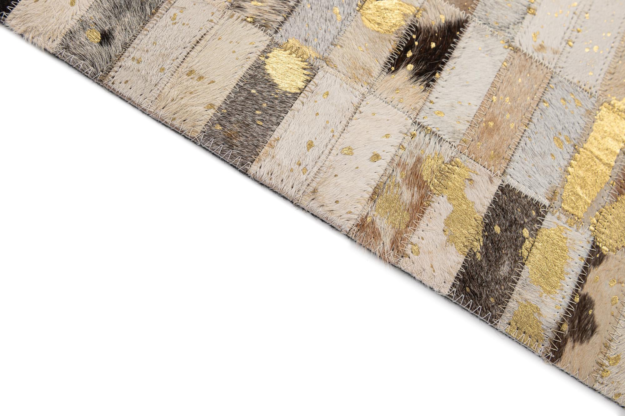 7' 11 x 10' 1 Cowhide - Patchwork Rug