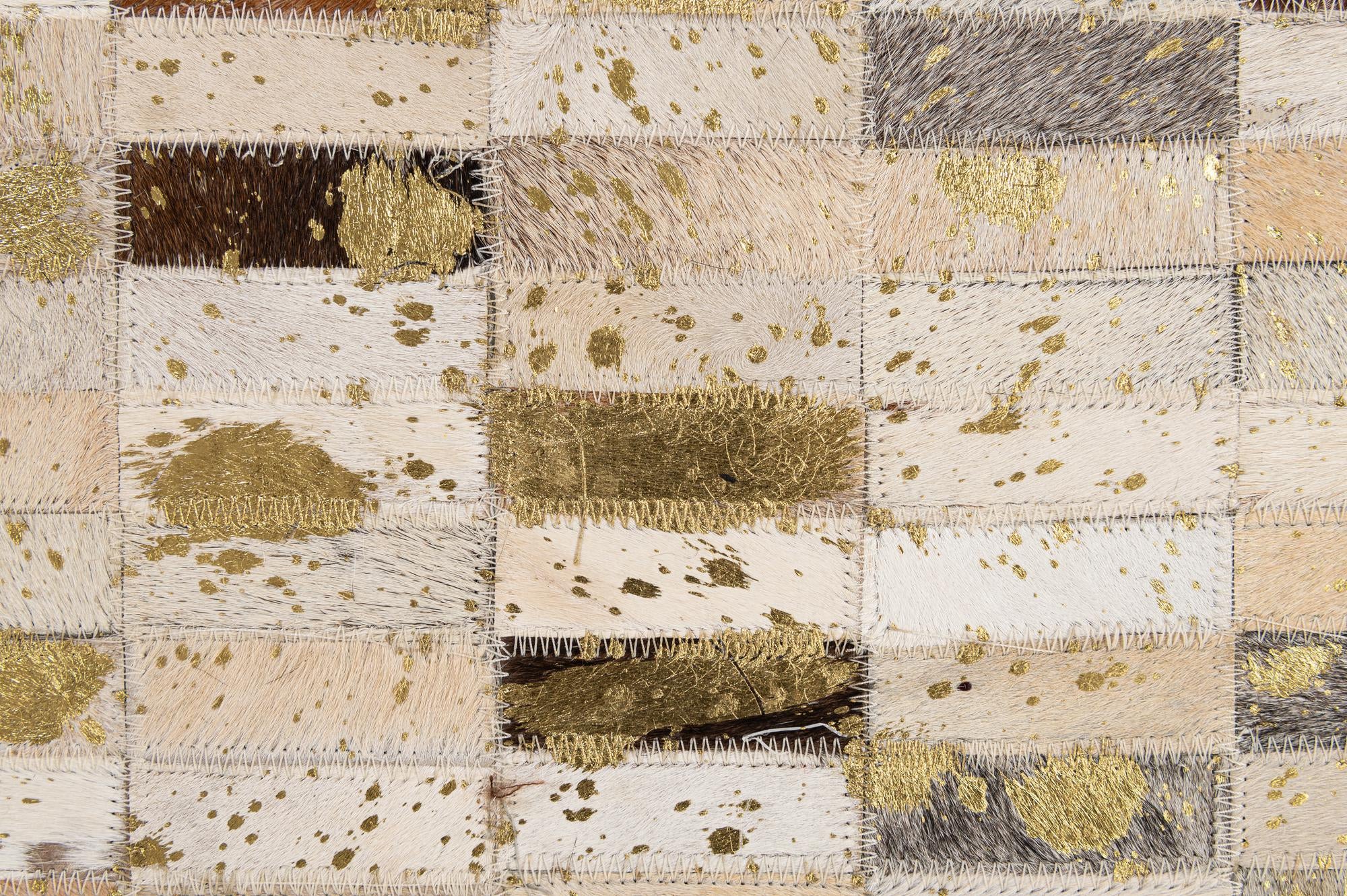 7' 11 x 10' 1 Cowhide - Patchwork Rug