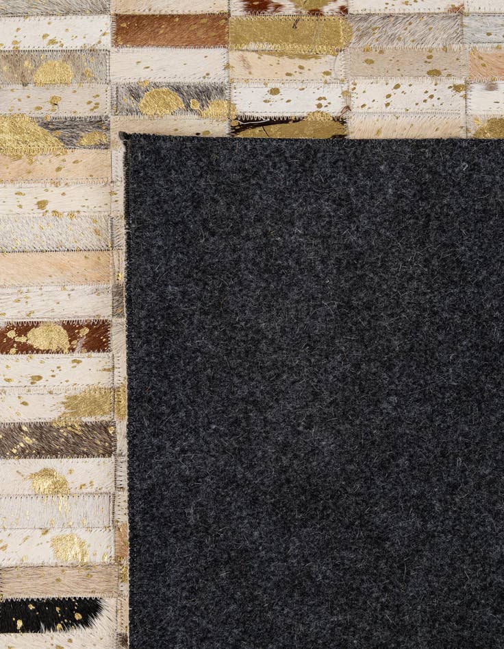 Detail image of 7' 11 x 10' 1 Cowhide - Patchwork Rug