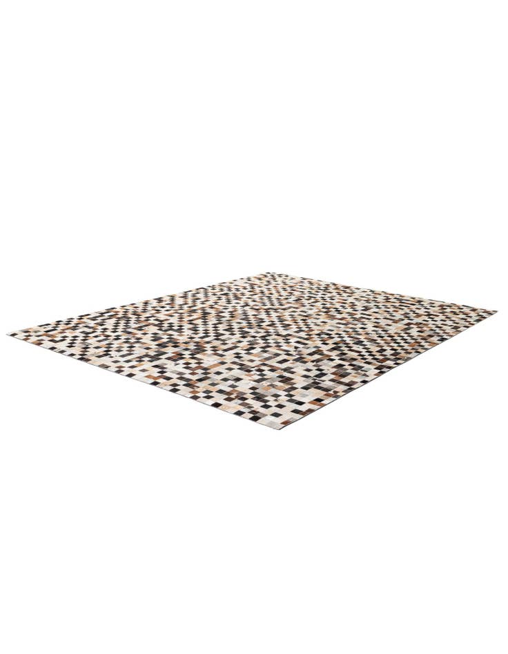 Detail image of 7' 11 x 9' 11 Cowhide - Patchwork Rug