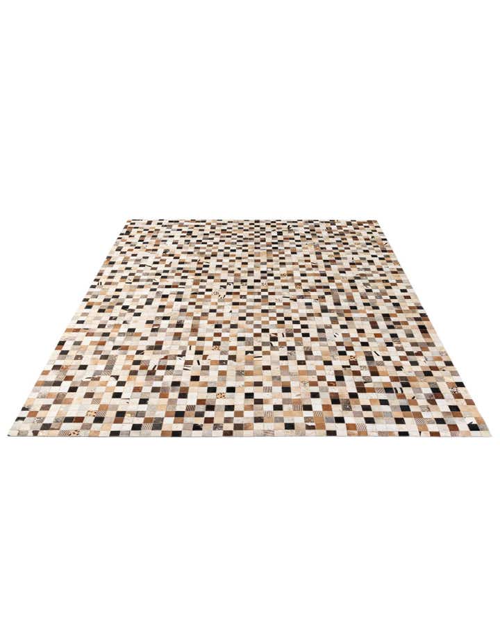 8' x 9' 10 Cowhide - Patchwork Rug