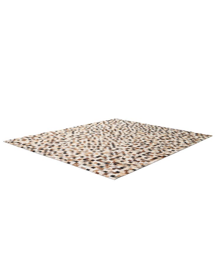 Detail image of 8' x 9' 10 Cowhide - Patchwork Rug