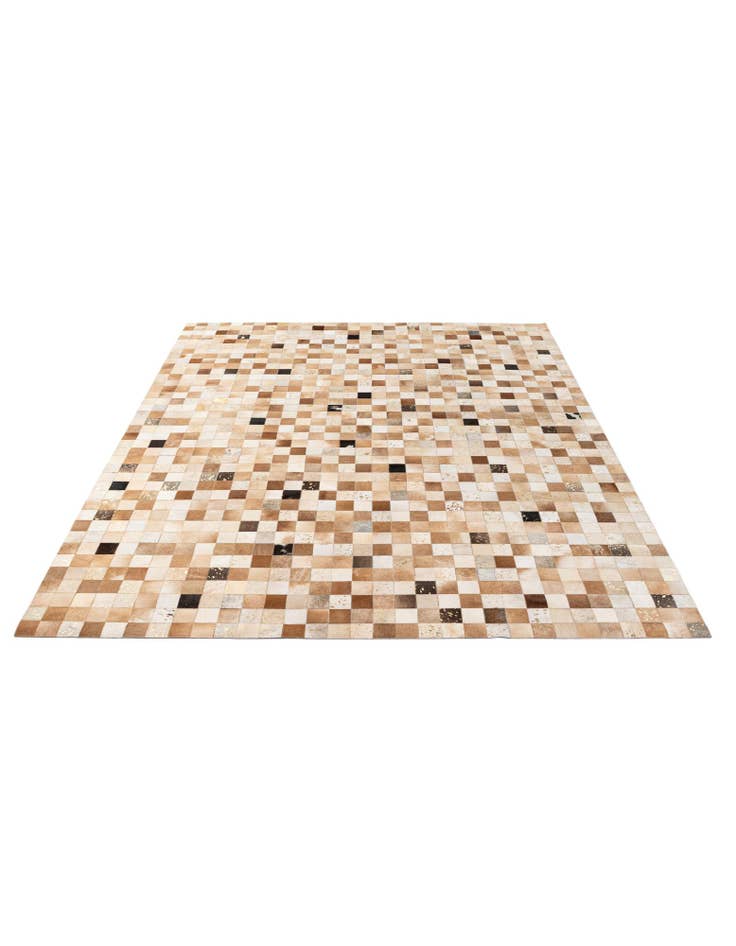 Detail image of 7' 11 x 9' 11 Cowhide - Patchwork Rug