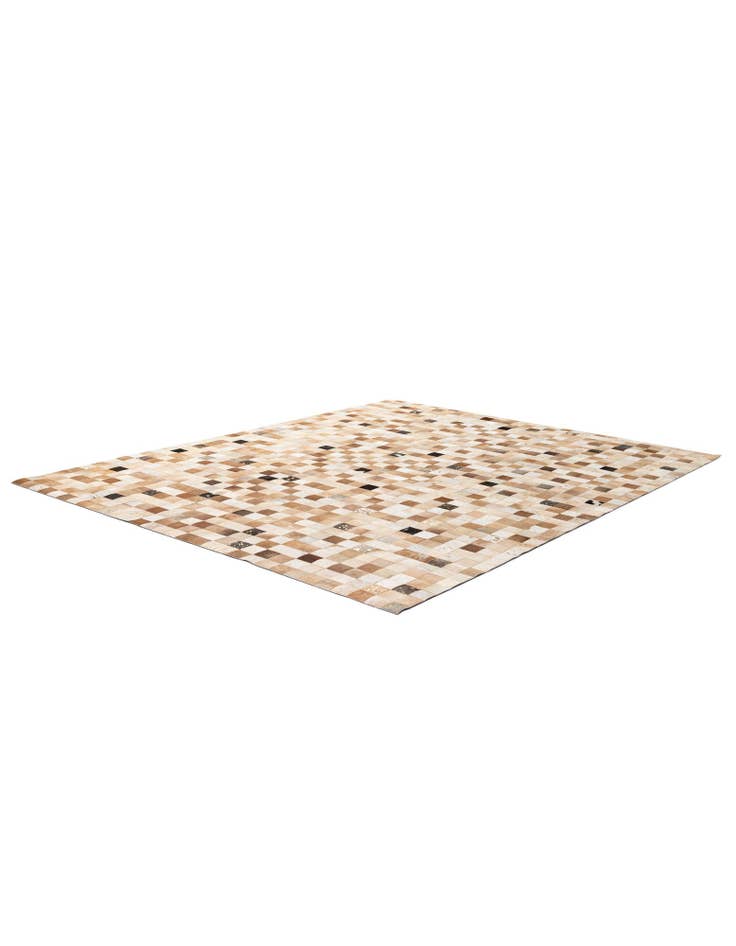 Detail image of 7' 11 x 9' 11 Cowhide - Patchwork Rug