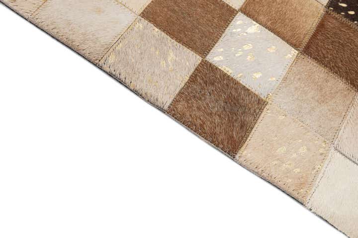 7' 11 x 9' 11 Cowhide - Patchwork Rug