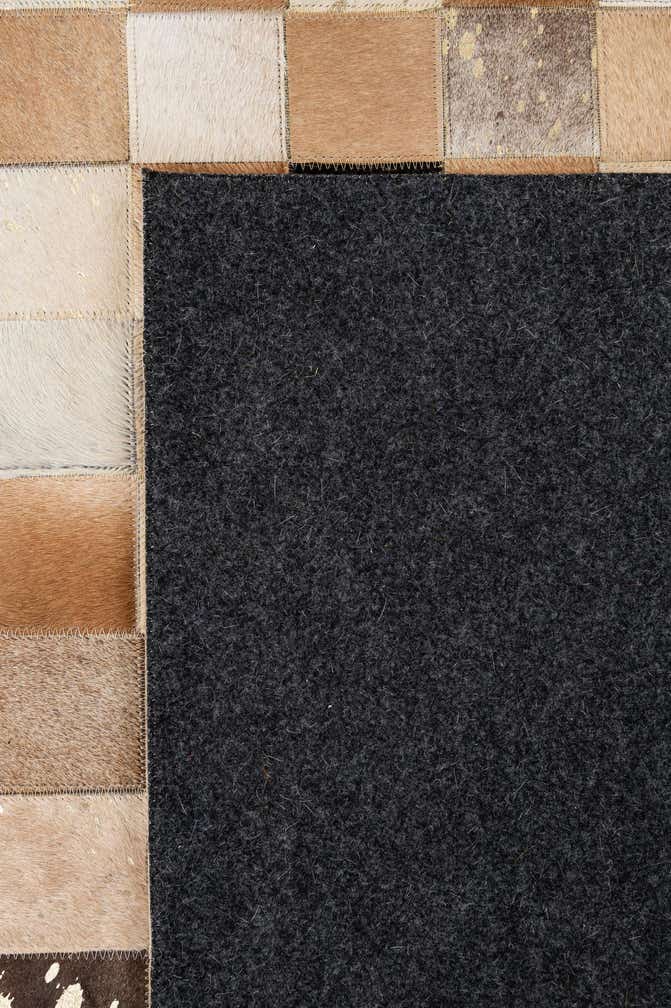 7' 11 x 9' 11 Cowhide - Patchwork Rug