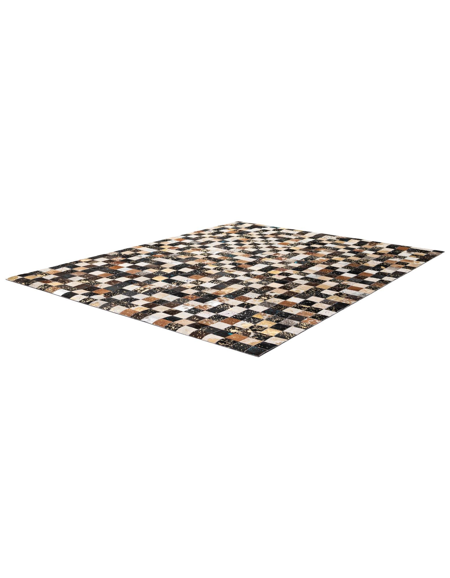 7' 11 x 9' 11 Cowhide - Patchwork Rug