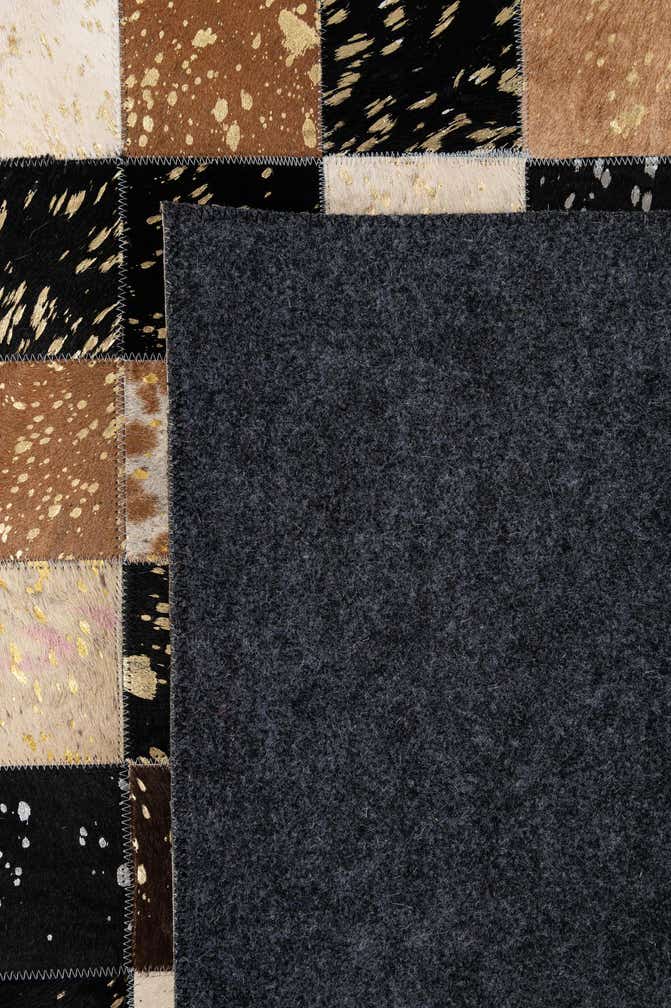 7' 11 x 9' 11 Cowhide - Patchwork Rug