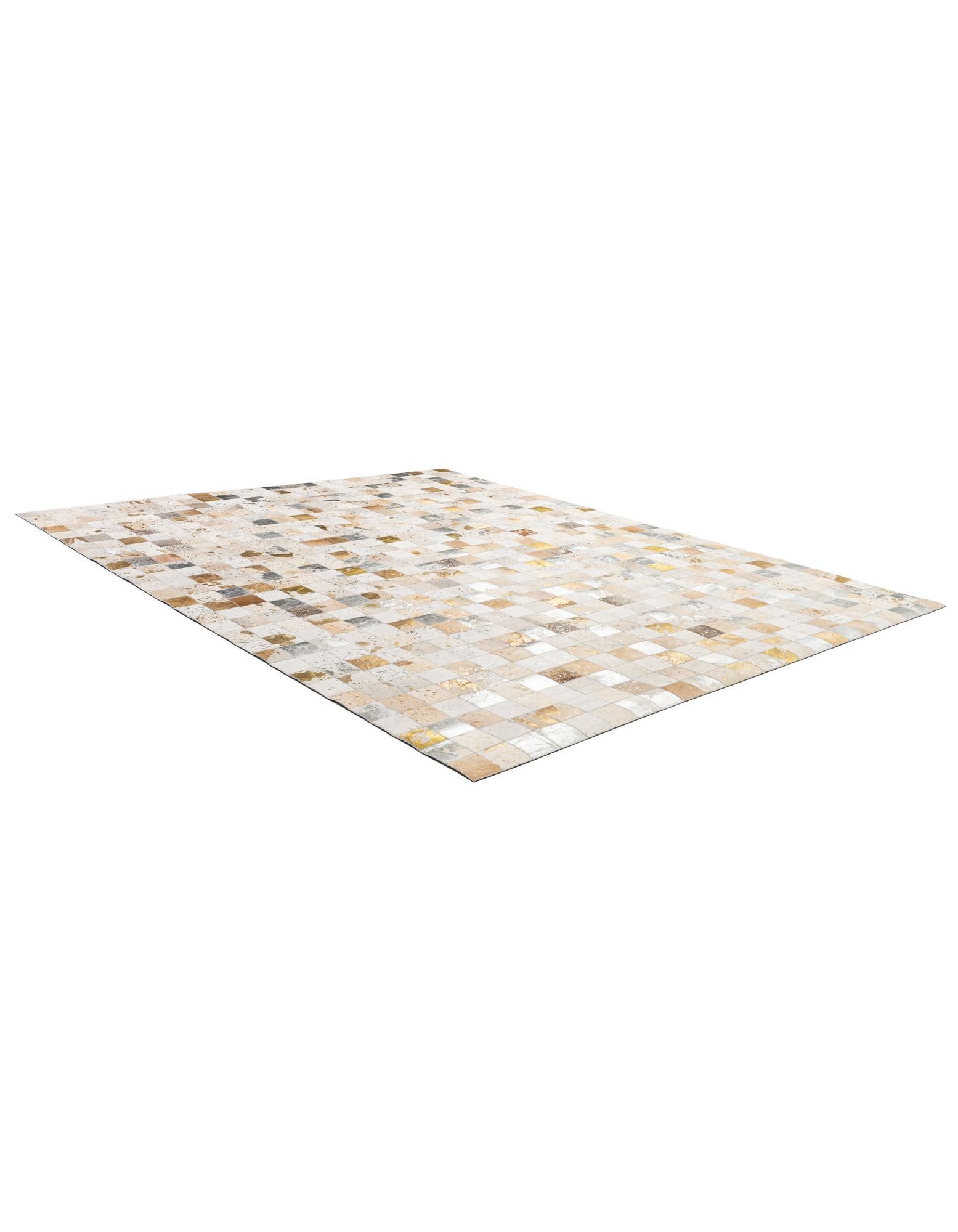 7' 11 x 9' 10 Cowhide - Patchwork Rug