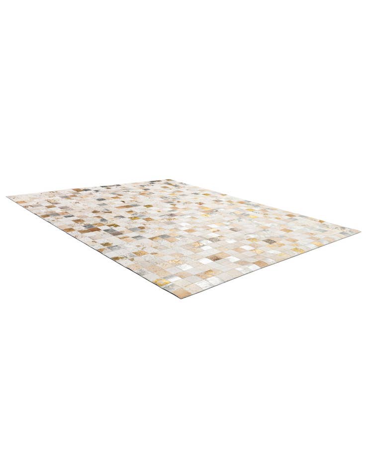 Detail image of 7' 11 x 9' 10 Cowhide - Patchwork Rug