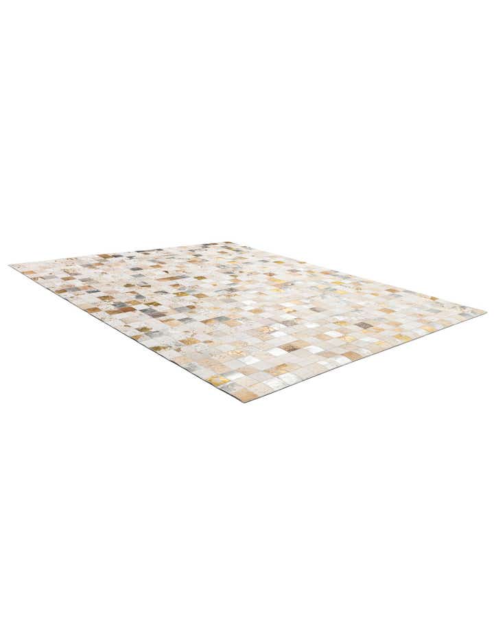 7' 11 x 9' 10 Cowhide - Patchwork Rug