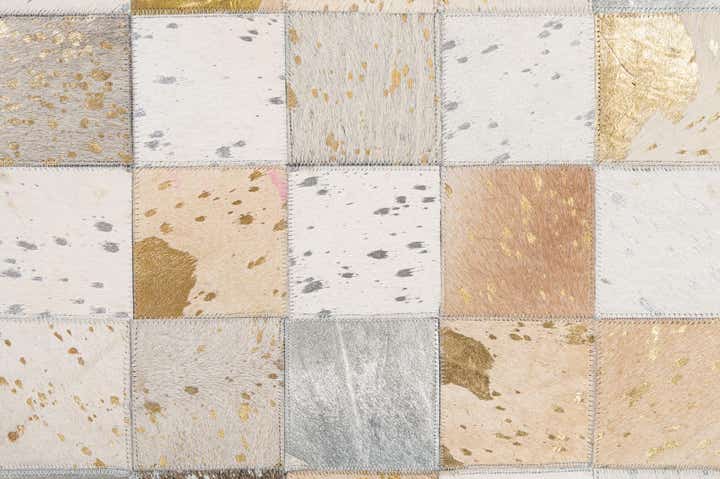7' 11 x 9' 10 Cowhide - Patchwork Rug