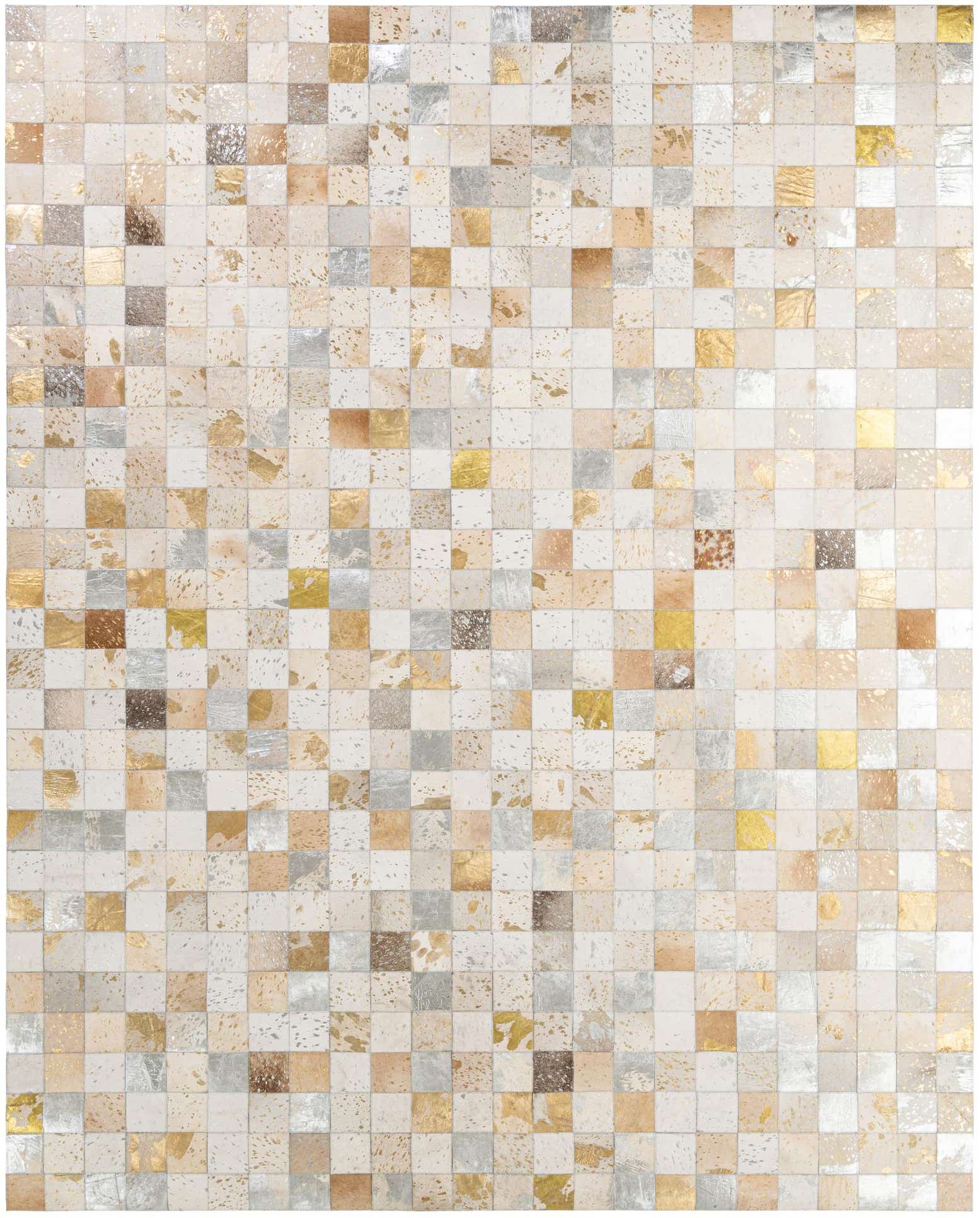 7' 11 x 9' 10 Cowhide - Patchwork Rug