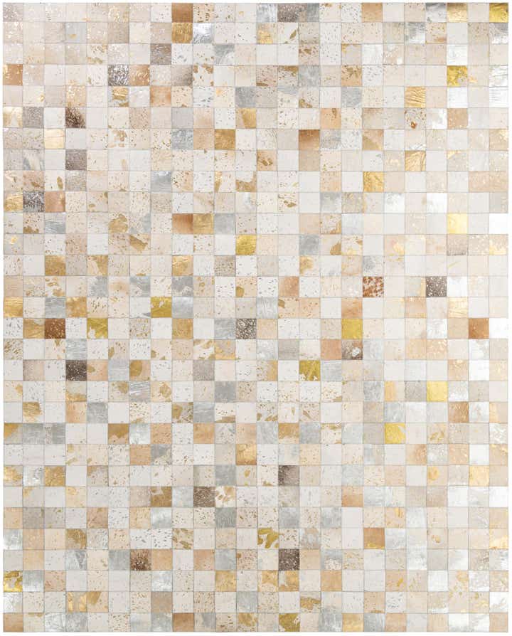 7' 11 x 9' 10 Cowhide - Patchwork Rug